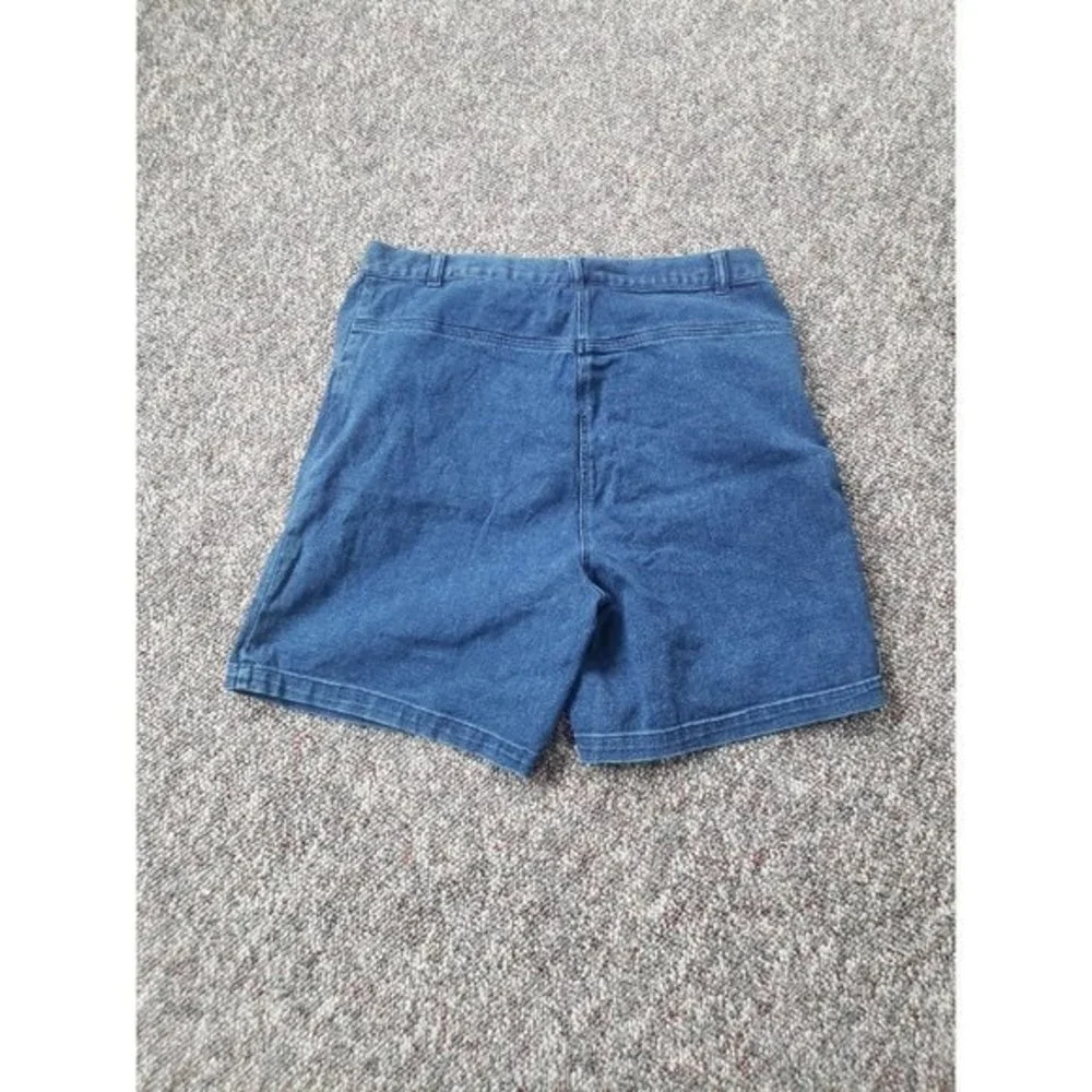 Y2K Denim Shorts with No Back Pockets‎